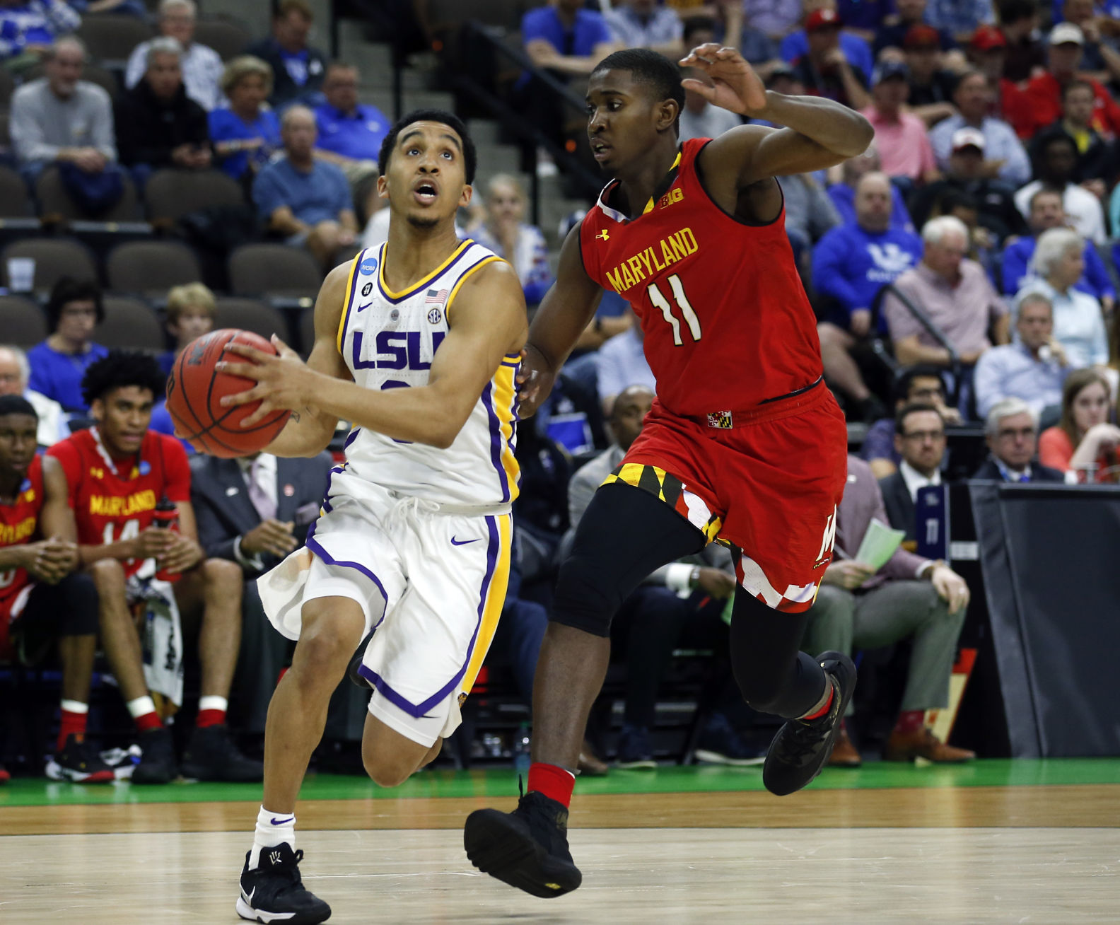 NCAA Maryland LSU Basketball